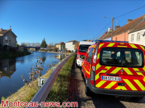 Faits divers : blanzynoise tombée dans le canal