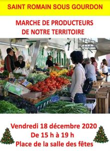 2 ème marché des producteurs locaux de Saint-Romain-sous-Gourdon