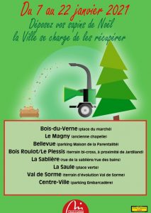 La ville de Montceau-les-Mines laisse les décorations de Noël encore quelques jours