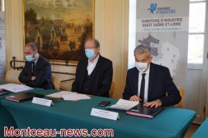 Signature du contrat Territoires d&rsquo;industrie entre 4 EPCI de l&rsquo;Ouest de la Saône-et-Loire