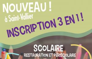 Inscriptions dans les écoles de Saint-Vallier