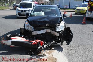 Montceau-les-Mines :Accident de la circulation
