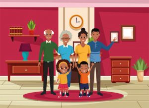 Les grands-parents soutiennent leurs enfants et petits-enfants