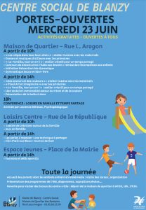 Journées portes-ouvertes centre social de Blanzy