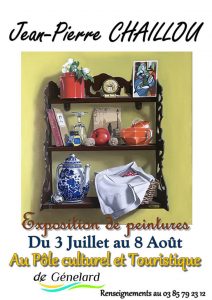 Exposition de peinture à Génelard