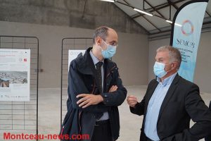 Matthieu Chabanel directeur général délégué de SNCF Réseau à Montceau-les-Mines