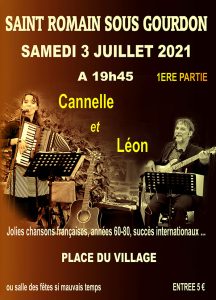 Concert d&rsquo;été à Saint-Romain-sous-Gourdon