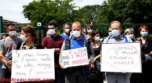 Saint-Vallier : Le DASEN en déplacement au collège Copernic