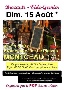 Brocante – vide grenier à Montceau