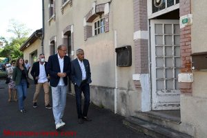 Sanvignes : le président Marti en visite estivale