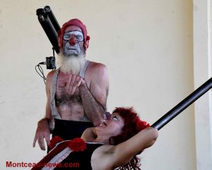 Saint-Vallier : spectacle sous la halle couverte
