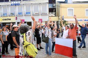 Montceau-les-Mines : Rassemblement anti passe sanitaire : Acte N+1