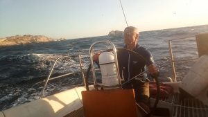 Robert Cleaud, montcellien, sur le départ pour un tour du monde à la voile