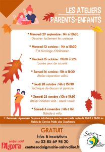 Ateliers parents-enfants à Saint-Vallier