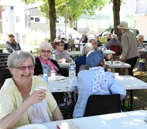 Saint-Vallier : à la résidence des Tilleuls