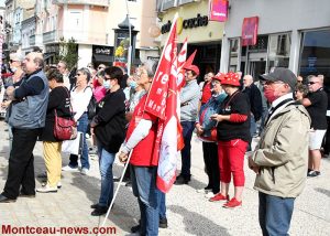 Montceau-les-Mines : les retraités manifestent !