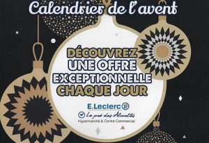Calendrier de L’avent de votre Centre Leclerc Montceau