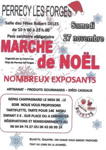 Perrecy-les-Forges : Marché de Noël