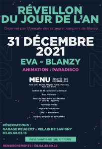 Réveillon de l’Amicale des sapeurs pompiers (Blanzy)