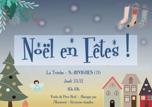 Noël en fête sur le marché de Sanvignes, ce jeudi 23 décembre