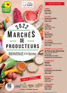 Marché de Producteurs “Bienvenue à la ferme” à Saint-Romain-sous-Gourdon