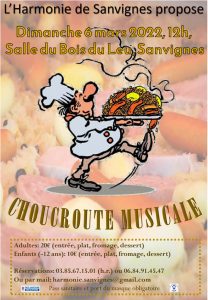 Choucroute Musicale de l’Harmonie de Sanvignes (Sortir)