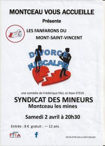 Théâtre “Les Fanfarons du Mont St Vincent” (Sortir)
