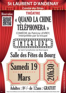Soirée théâtre à Saint-Laurent-d&rsquo;Andenay