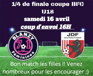 Foot / US Blanzy Féminines : LES RENDEZ VOUS DU WEEK-END