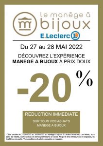 Centre Leclerc Montceau : “Le manège à bijoux”