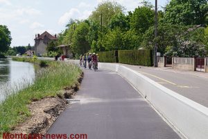 Aménagement de l’itinéraire cyclable EuroVelo 6 à Montceau-les-Mines
