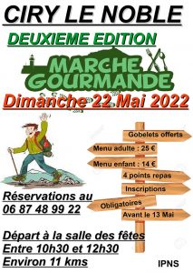 2ème Marche Gourmande à Ciry-le-Noble (Sortir)