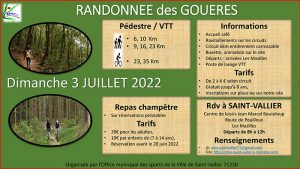 Randonnée des Gouères de l’OMS (Saint-Vallier)