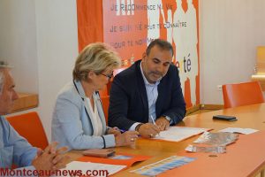 Signature d’une convention entre la mairie de Montceau-les-Mines et EDF
