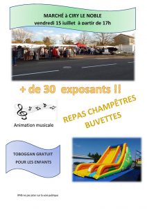 Marché à Ciry-le-Noble