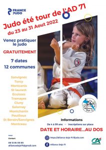 Alliance Dojo 71 -Judo « été tour »2022