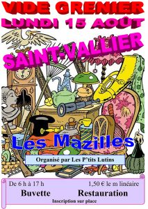 Vide grenier à Saint-Vallier