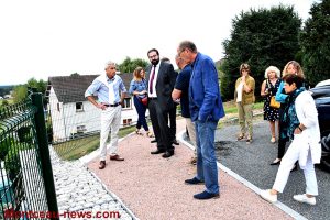 Sanvignes : visite du président Marti
