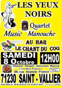 Bar “Le Chant du Coq” à Saint-Vallier