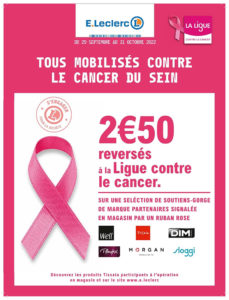 Montceau : E.Leclerc et La Ligue contre le cancer