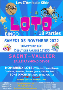 Association « Les Z’amis de Kikie » de Saint-Vallier (Sortir)