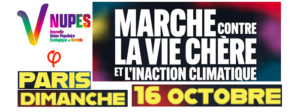 Marche contre la vie chère et l'inaction climatique