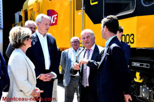 Le ministre Bruno Le Maire à Montceau-les-Mines et à Blanzy