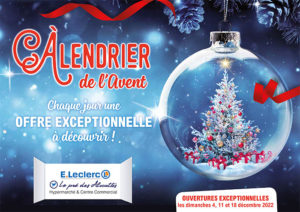 Calendrier de L’avent de votre Centre Leclerc Montceau