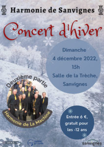 Concert d’hiver de l’Harmonie de Sanvignes