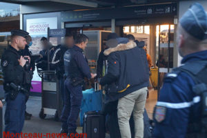 CUCM : opération de contrôle routier à la gare TGV Le Creusot-Montceau-les-Mines