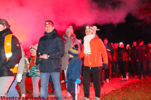 Montceau / Blanzy : TELETHON…LES POMPIERS ILLUMINENT LA NUIT