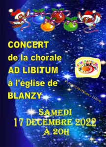 Concert de la chorale Ad Libitum