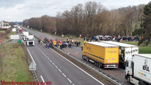 Montceau-les-Mines : manifestation contre le projet de reforme des retraites