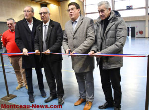 Blanzy : Inauguration du gymnase Jean Zay